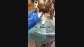 آموزش رنگ مو