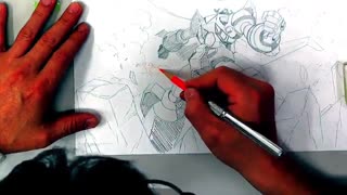 آموزش طراحی ربات غول‌پیکر در سبک انیمه و مانگا