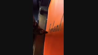 ماساژوربالشتکی لمسی شارژی و حک لیزری  طرح موردنظرمشتری