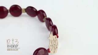 دستبند طلا تو مرا جان و جهانی | دارای 0.500 گرم طلا