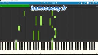 نت پیانو صدای شب شهرداد روحانی Voice of the Night