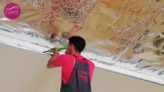 ⚜️نصب سقف لابل در هتل بوتانیک گرگان