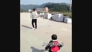 واکنش کوکی به مکنه ی گروه جدید بیگ هیت -_- در جهت نابودی به من مربوط نیس