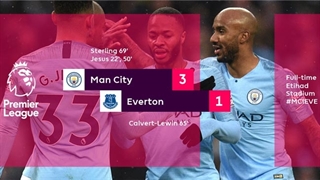 خلاصه بازی منچسترسیتی 3_1 اورتون (هفتۀ هفدهم لیگ برتر انگلیس)