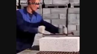 تولید بلوک های ساختمانی که نه می شکنند و نه آتش می گیرند ولی به راحتی برش داده می شوند!