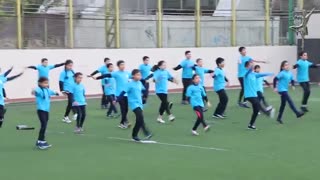 رقص آذری  44 نفره کودکان در تهران