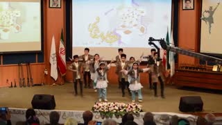 رقص آذربایجانی کودکان  در جشن دانشگاه تهران