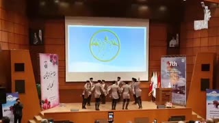 گروه رقص ترکی آیلان در همایش سازمان محیط زیست تهران و حمایت از دریاچه ارومیه