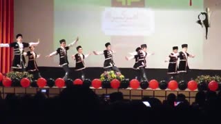 رقص آذری آیلان در دانشگاه صنعتی امیرکبیر