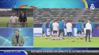 تمرین بازیکنان رئال مادرید در امارات پیش از دیدار با کاشیما آنتلرز