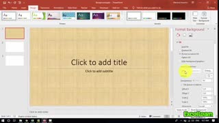 نحوه تعیین بکگراند برای فایل های پاورپوینت
