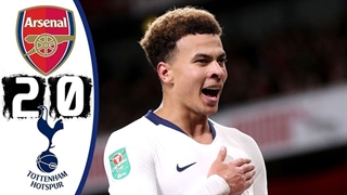 خلاصه دیدار آرسنال 0_2 تاتنهام (یک‌چهارم نهایی جام اتحادیه انگلیس)