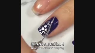 طراحی ناخن با طرح کریسمس