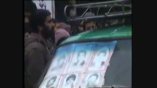 تشییع جنازه شهید محمدابراهیم نظری  در فردوس و  روستای خانیک  بهمن1364 و 5شهید دیگر