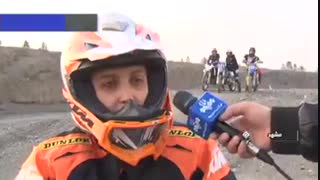 اشتیاق بانوان مشهدی به تمرینات موتورسواری