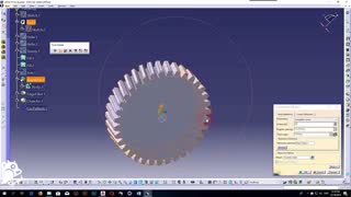 آموزش فارسی و رایگان طراحی چرخ دنده مارپیچ در کتیا Herical Gear in CATIA