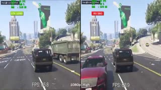 مقایسه عملکرد کارت گرافیک های RX 560 4GB و GTX 1050