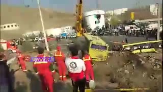7 کشته و 28 مجروح در واژگونی اتوبوس در دانشگاه علوم و تحقیقات
