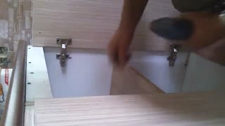 آموزش نصب درب کابینت