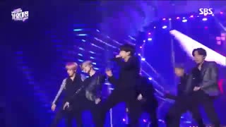 اجرای آهنگ boy in luv توسط بی تی اس bts در مراسم SBS Gayo Daejun 2018