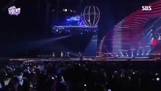 اجرای آهنگ IDOL  توسط بی تی اس bts در مراسم SBS Gayo Daejun 2018