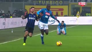 خلاصه دیدار اینترمیلان 1 _ 0 ناپولی (هفته هجدهم سری‌آ ایتالیا)