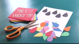 کاردستی ساده ( آویز رنگین کمانی)