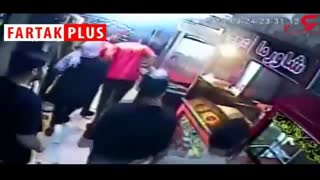 حمله اوباش با شمشیر به یک ساندویچی در آبادان