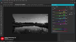 آموزش Adjustment ها در فتوشاپ - Black and White