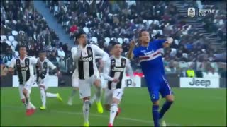 خلاصه دیدار یوونتوس 2 _ 1 سمپدوریا (هفته نوزدهم سری‌آ ایتالیا)