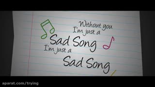 We The Kings - Sad Song (Lyric Video)