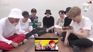 واکنش بی تی اس به آهنگ خودشون( idol ) ^_^