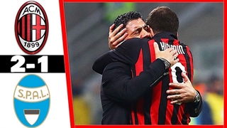 خلاصۀ دیدار آث میلان 2_1 اسپال (هفتۀ نوزدهم سری آ ایتالیا)