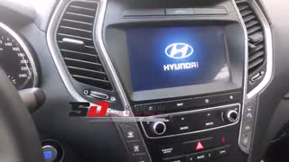 راه اندازی GPS هیوندا سانتافه2017 - اسمارت آپشن