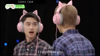 برنامه ی EXO ARCADE مسابقه ی The Shout in the Silence پارت 1