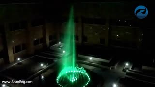 آبنمای هارمونیک بیمارستان ولایت شهرستان دامغان( استان سمنان)