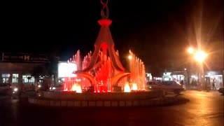 آبنمای ریتمیک میدان 22 بهمن سبزوار