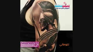 تاتوی گلادیاتور روی بازو