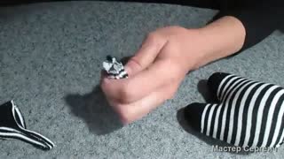ساخت عروسک با جوراب