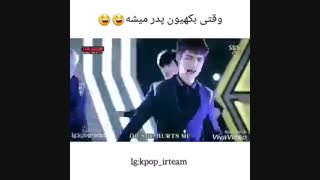 وقتی بکهیون پدر میشهXD