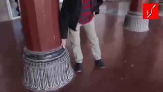 لطفا دست بزنید!؛ آیا باید به بناهای سنگی مانند تخت جمشید دست بزنیم یا نه؟!