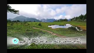 ترجمه تصویری سوره نمل