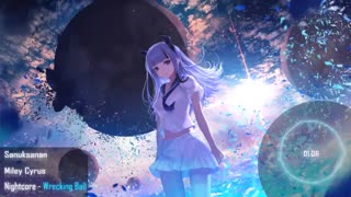 ♡nightcore☆wrecking ball♡