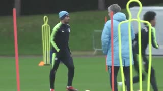 تمرین منچسترسیتی پیش از بازی با لیورپول