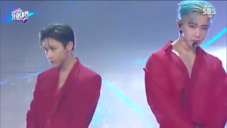 اجرای اهنگ intro +shoot out از گروه MONSTA X در SBS GAYO DAEJUN