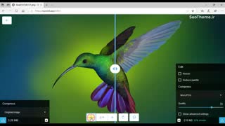 آموزش ویدیوئی کاهش حجم تصاویر سایت بر طبق الگوریتم های گوگل