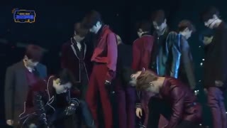 اجرای thanks+Getting closer از گروه Seventeen در KBS Song Festival