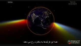 چرا رنگ ماه هنگام ماه گرفتگی قرمز می شود؟