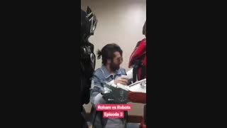 رهامvsربات قسمت 3
