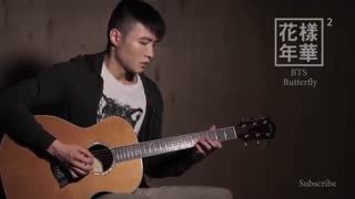 کاور آهنگ butterfly از bts با گیتار